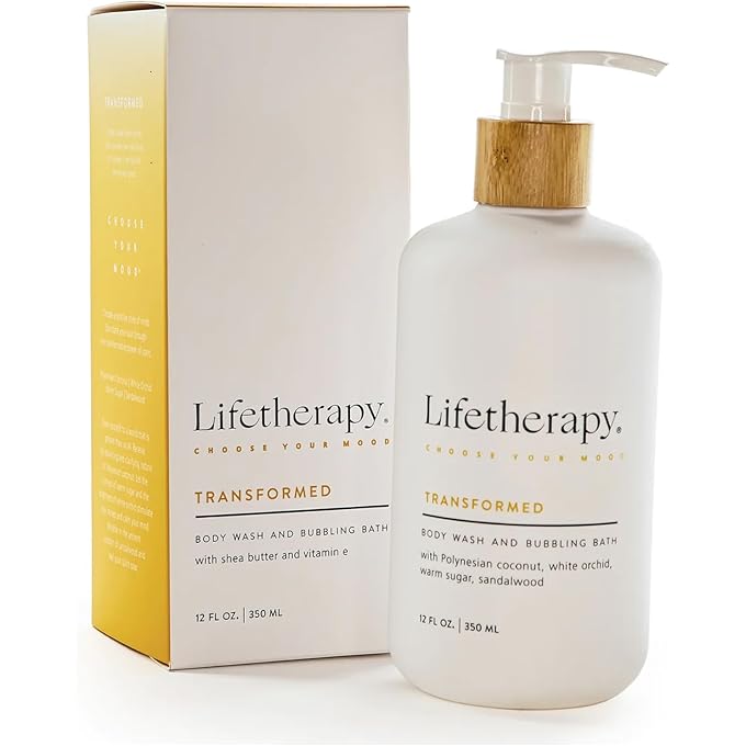 Lifetherapy Body Wash and Bubbling Bath | Sulfate Free Body Wash, Bubble Bath and Liquid Hand Soap (Transformed) - Image 1